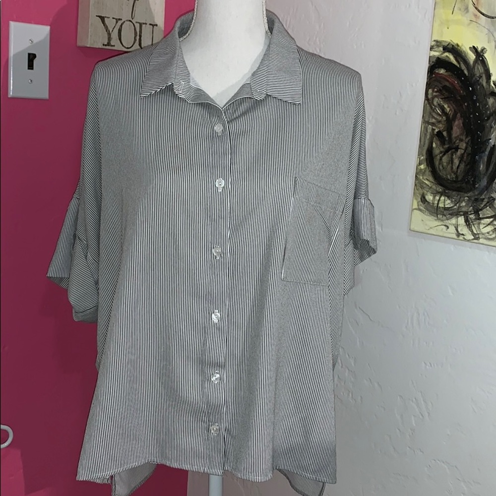 Leith Button Down Top - Picture 2 of 6